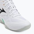Volejbalové boty Mizuno Wave Momentum Pro Mid white/black/frozen emerald 7