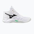 Volejbalové boty Mizuno Wave Momentum Pro Mid white/black/frozen emerald 8