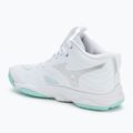 Dámské volejbalové boty Mizuno Wave Momentum Elite Mid white/blue tint 3