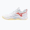 Dámské volejbalové boty Mizuno Wave Momentum Pro white/calypso coral/pale banana 2