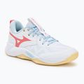 Dámské volejbalové boty Mizuno Wave Momentum Pro white/calypso coral/pale banana