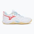 Dámské volejbalové boty Mizuno Wave Momentum Pro white/calypso coral/pale banana 2