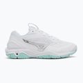 Dámské házenkářské boty Mizuno Wave Stealth 6 white/blue tint 2