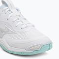 Dámské házenkářské boty Mizuno Wave Stealth 6 white/blue tint 7