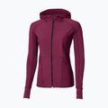 Dámská běžecká bunda Mizuno Active Warm Hybrid Full Zip Hooded dark purple