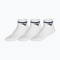 Ponožky Mizuno Training Mid With Line 3 pairs white/ultramarine