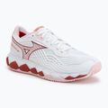 Dámské tenisové boty Mizuno Wave Enforce Tour 2 CC white/pinkesque/barbados/cherry