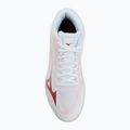 Dámské volejbalové boty Mizuno Lightning Select Mid white/rose elegance/lava falls 5