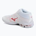 Dámské boty na volejbal Mizuno Wave Lightning Pro Mid white/rose elegance/lava falls 3