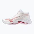 Dámské volejbalové boty Mizuno Wave Lightning Elite Mid white/rose elegance/lava falls