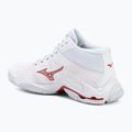 Dámské volejbalové boty Mizuno Wave Lightning Elite Mid white/rose elegance/lava falls 3