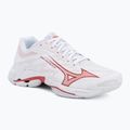 Dámské volejbalové boty Mizuno Wave Lightning Elite white/rose elegance/lava falls