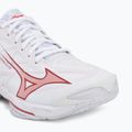 Dámské volejbalové boty Mizuno Wave Lightning Elite white/rose elegance/lava falls 7