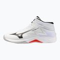 Volejbalové boty Mizuno Lightning Select Mid white/black/fiery red