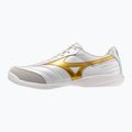 Kopačky Mizuno Morelia Sala Pro IN white/football gold/galaxy silver