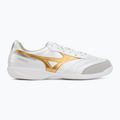 Kopačky Mizuno Morelia Sala Pro IN white/football gold/galaxy silver 2