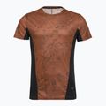 Pánské běžecké tričko Mizuno Active DryAeroFlow Graphic copper brown