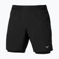 Pánské běžecké šortky Mizuno Core 5.5 Inches 2in1 black
