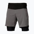 Pánské běžecké šortky Mizuno Trail Multipocket 2in1 lava smoke 3