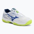 Pánské tenisové boty Mizuno Break Shot 5 CC white/dazzling blue/lightning