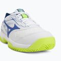 Pánské tenisové boty Mizuno Break Shot 5 CC white/dazzling blue/lightning 7