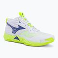 Volejbalové boty Mizuno Wave Momentum Elite Mid white/lightning yellow/dazzling blue