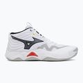 Volejbalové boty Mizuno Wave Momentum Elite Mid white/black/fiery red 2