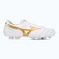 Kopačky Mizuno Morelia II Pro FG white/football gold/galaxy silver 2