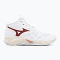 Dámské volejbalové boty Mizuno Wave Momentum Pro Mid white/rose elegance/lava falls 2