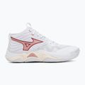 Dámské volejbalové boty  Mizuno Wave Momentum Elite Mid white/rose elegance/lava falls 2