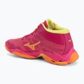 Volejbalové boty Mizuno Wave Lightning Elite Mid pink tetra/fortune yellow/light 3