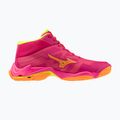 Volejbalové boty Mizuno Wave Lightning Elite Mid pink tetra/fortune yellow/light 2