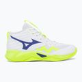 Volejbalové boty Mizuno Wave Momentum Pro Mid white/lightning yellow/dazzling blue 2
