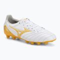Kopačky Mizuno Morelia Neo IV Pro FG white/mp gold/cool gray 3c