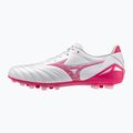 Kopačky Mizuno Morelia Neo IV Pro AG white/fuchsia purple/fuchsia purple