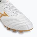 Kopačky Mizuno Morelia Neo IV Beta Elite FG white/mp gold/cool gray 3c 7