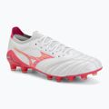 Kopačky Mizuno Morelia Neo IV Beta Elite FG white/pink tetra/fuchsia purple