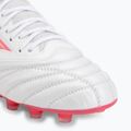 Kopačky Mizuno Morelia Neo IV Beta Elite FG white/pink tetra/fuchsia purple 7