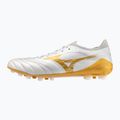 Kopačky Mizuno Morelia Neo IV Beta Elite AG white/mp gold/cool gray 3c