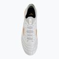 Kopačky Mizuno Morelia Neo IV Beta Elite AG white/mp gold/cool gray 3c 5