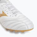 Kopačky Mizuno Morelia Neo IV Beta Elite AG white/mp gold/cool gray 3c 7