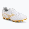 Dětské kopačky Mizuno Monarcida Neo III Select FG white/mp gold