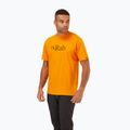 Pánské trekingové tričko Rab Stance Logo SS oranžové QCB-08-SUN-SML