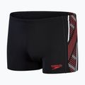 Pánské plavecké boxerky Speedo Tech Panel Aquashort černo-červené 8-00303514539 4
