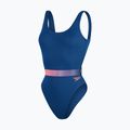 Speedo Dámské jednodílné plavky s páskem Deep U-Back tmavě modré 8-00307415498 4