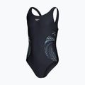 Speedo Plastisol Placement Muscleback dětské jednodílné plavky černé 8-0832414380 3