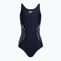Speedo Plastisol Placement Muscleback dětské jednodílné plavky černé 8-0832414380