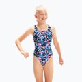 Speedo Digital Allover Leaderback dětské jednodílné plavky modré/černé 8-1237714743 3