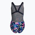 Speedo Digital Allover Leaderback dětské jednodílné plavky modré/černé 8-1237714743 2