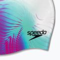 Speedo Digitální bílo-fialová čepice s potiskem 8-1352414649 4